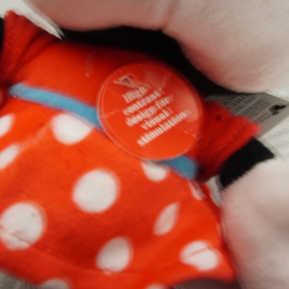 KIDS PREFERRED plush  Disney Baby Minnie mouse High Contrast Crinkle Plush Toy - Picture 9 of 10